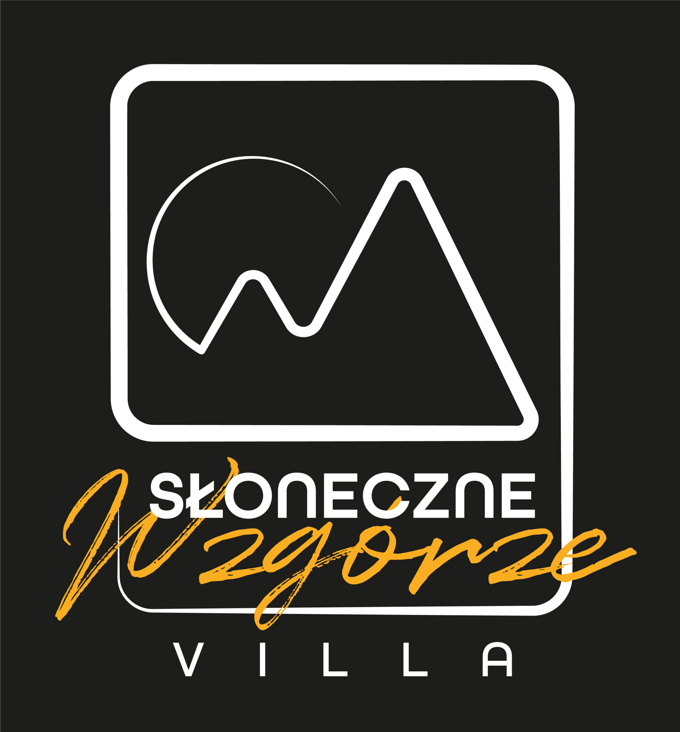 Villa-Sloneczne-Wzgorze-Logo-białe-czarne-tło